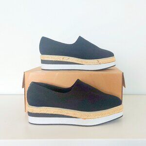 DKNY Slip On Wedge Platform Shoes - Size 38 (US 7.5)